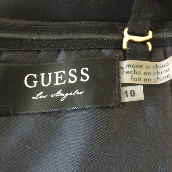 Little Black Chiffon Dress by Guess With Straps or Strapless......625 - Picture 10 of 13